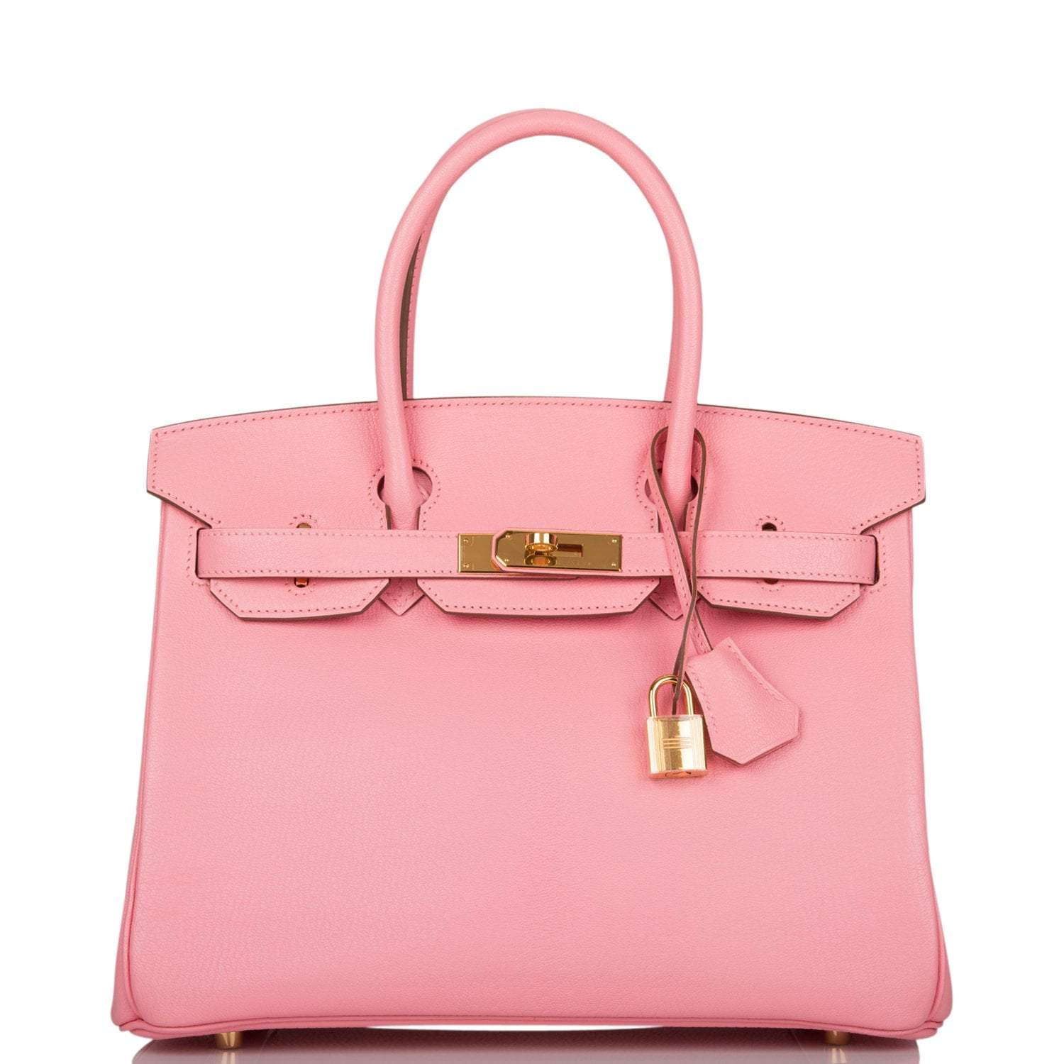 On Sale TEST Hermes Rose Confetti Chevre Birkin 30cm Gold Hardware